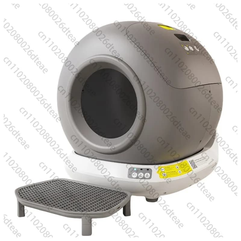 Compact Quiet Self‑Cleaning Smart Cat Litter Box 80L Large Capacity UV Sterilization App Control Automatic Cat Toilet Pet