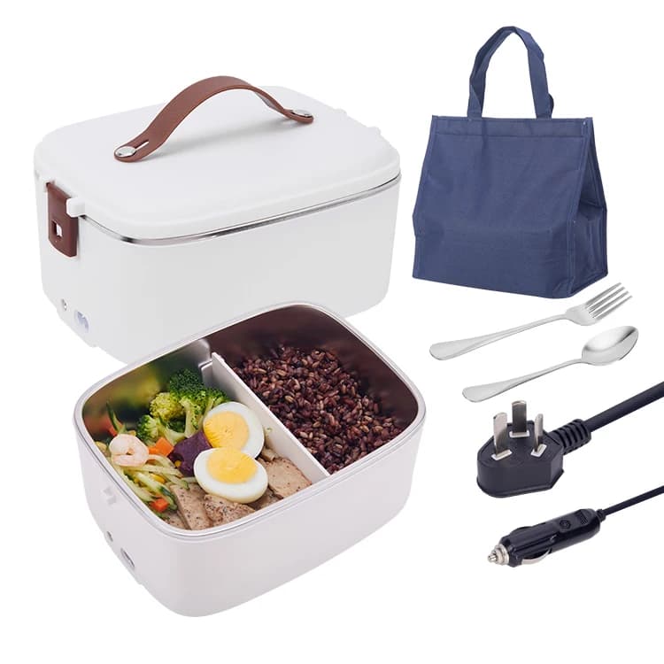 Scatola per il pranzo elettrica Riscaldatore per alimenti Scatola per il pranzo con riscaldamento portatile per auto, camion, ufficio e uso esterno