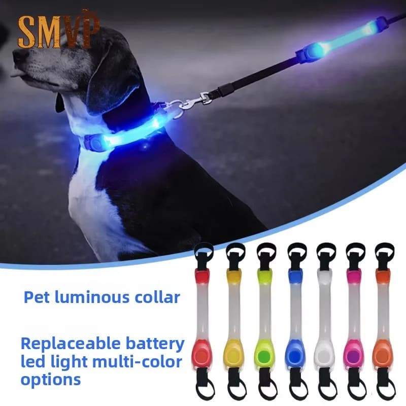 Luce di Sicurezza Luminosa per Animali Domestici, Versatile Luce Notturna a LED, Ciondolo per Collare e Guinzaglio, Luce Antifurto per Cani, Collari Luminosi per Passeggiate Notturne