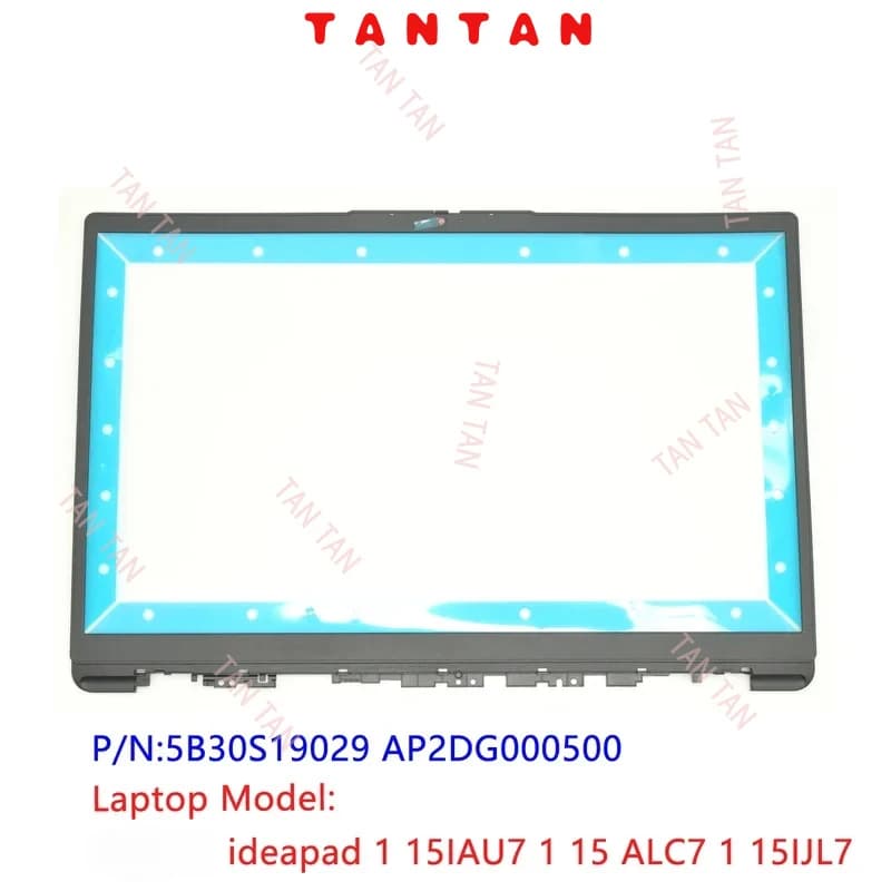 WYORESY Nero Orig Nuovo Per ideapad 1 15IAU7 1 15 ALC7 1 15IJL7 Lcd Frontale Lunetta Della Copertura 5B30S19029 AP2DG000500 TAN