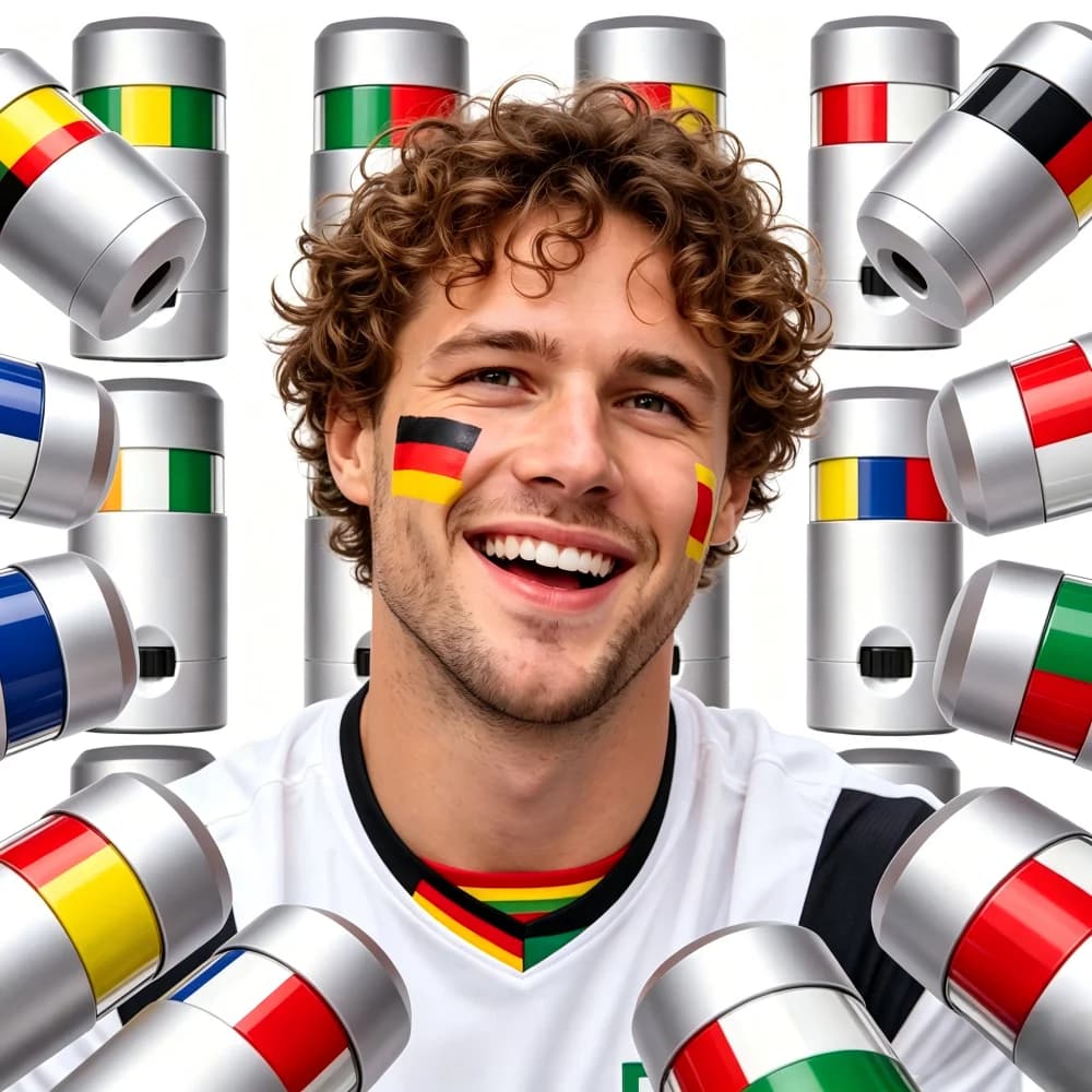 Bandiera Tricolore della Lega Calcistica 2026, Pallone da Carnevale Colorato, Decorazione per Feste, Applausi, Graffiti, Cheerleading, Regalo
