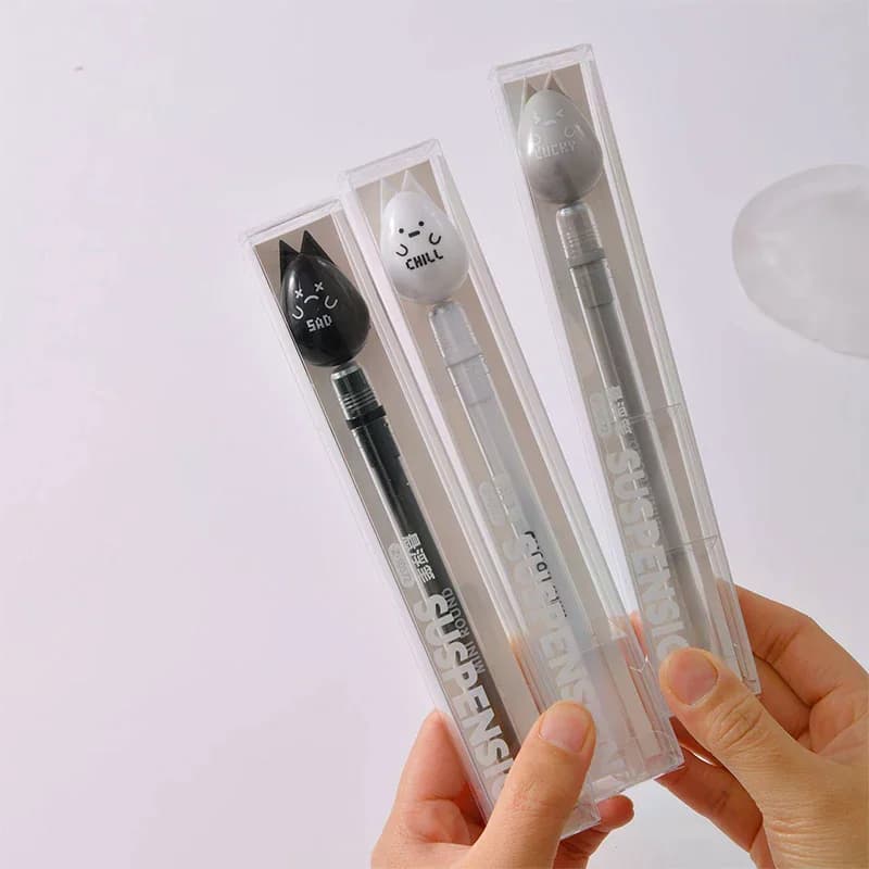 Penna Gel Magica Galleggiante 0.5mm con Design Animale Carino - Penna Leggera per Scuola, Ufficio e Casa, Cancelleria Durevole e Divertente