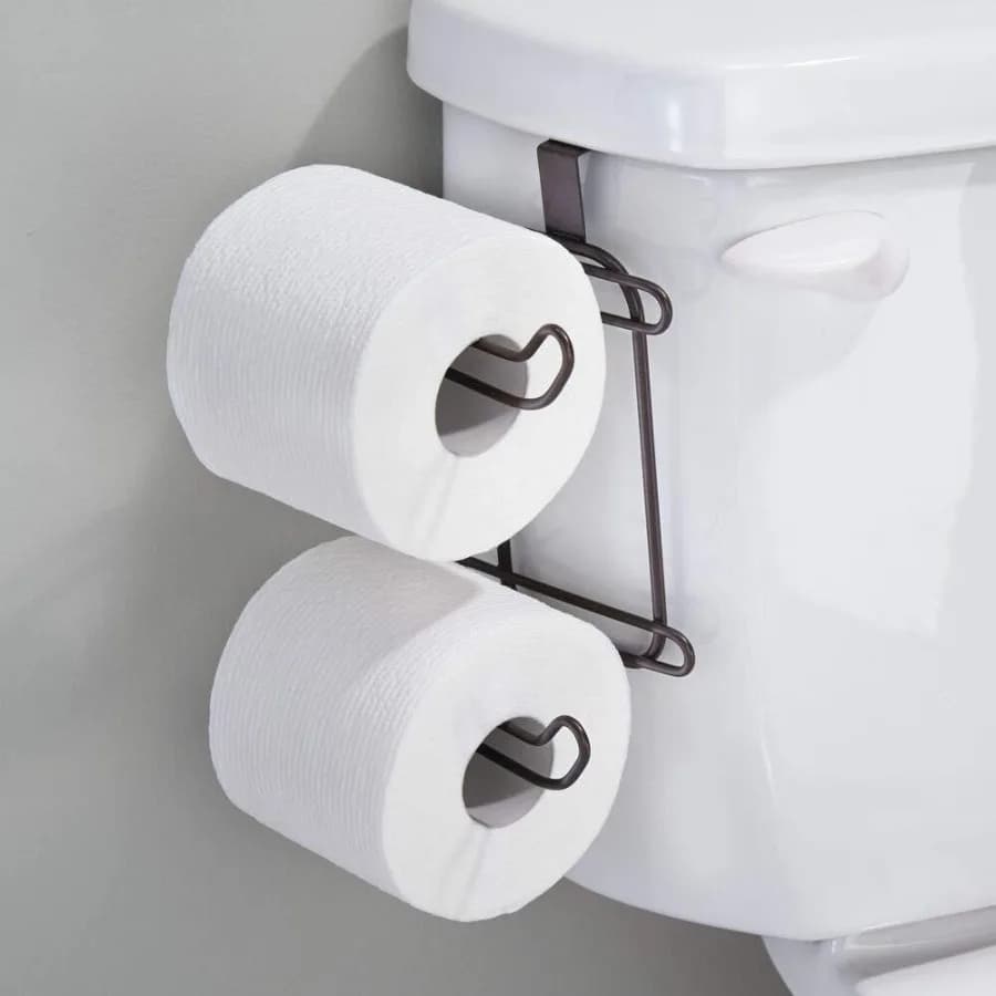 Portarotolo portaoggetti Porta sospesa Porta asciugamani posteriore Cassetto Ganci posteriori Bagno WC Portarotolo a doppio tubo per cucina Bagno