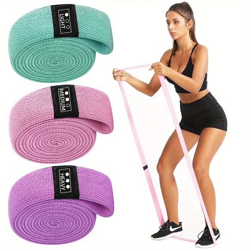 Fascia elastica elastica in maglia lunga senza schienale per yoga sportivo per allenamento fitness, fascia elastica per spalla di resistenza