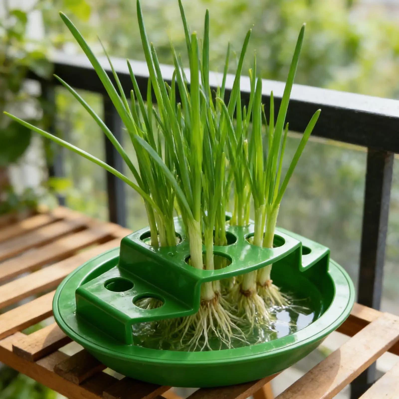 Vase for growing green springs, hydroponic greenhouse for seedlings, trays for indoor plants for home, kitchen, corner window, patio, onions