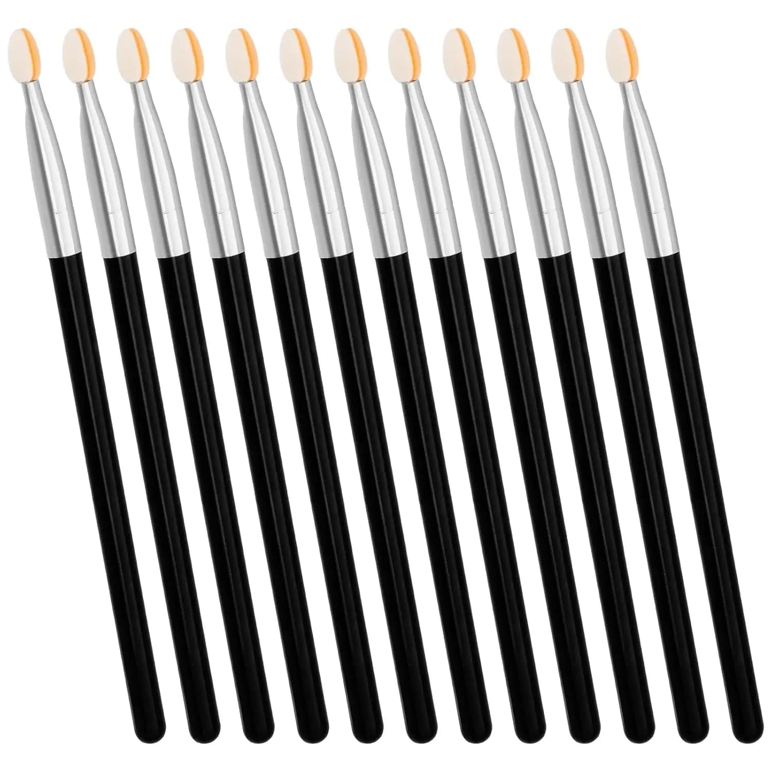 Set of 12 Reusable Sponge Brushes for Umbrella, Professional Applicators for Women's Makeup