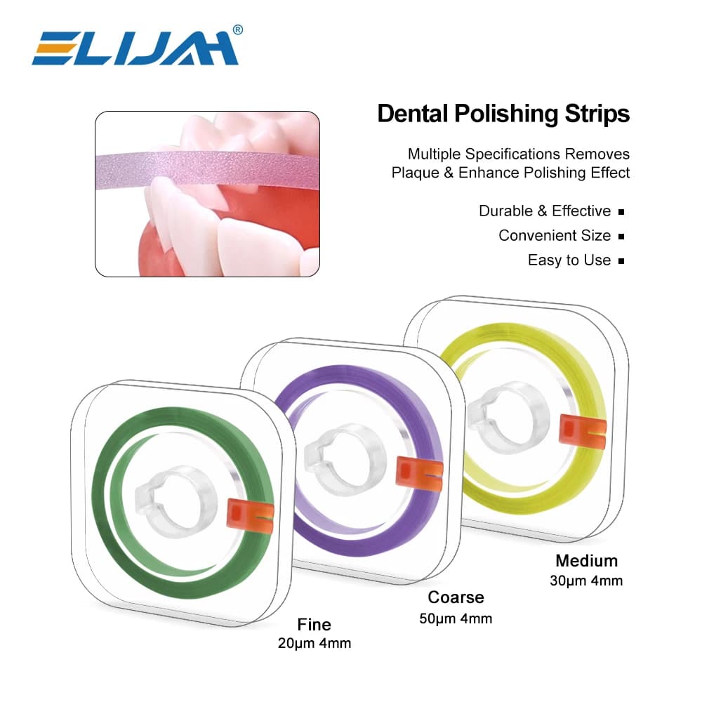 ELIJAH 1 Roll Dental Polishing Strip Roll 6m*4mm Resin Teeth Grinding Whitening Sanding Shaping Dental Tools Dentistry Material