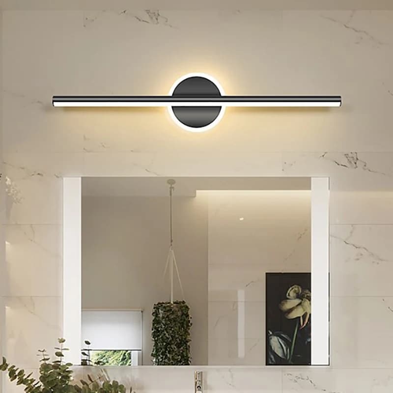 Nordic LED Mirror Lamp Simple Long Wall Lamp Toilet Table Bathroom Mirror Cabinet Special Light Home Decoration Lighting Equipment