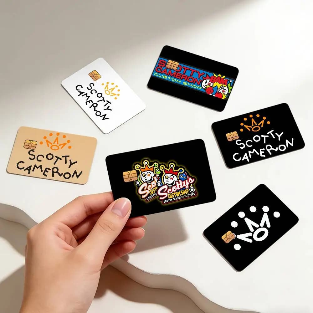 Adesivo Protettivo per Carte di Credito e Debito Stile Classico e Alla Moda S-ScottyS C-Camerons-s, Durevole e Rimovibile