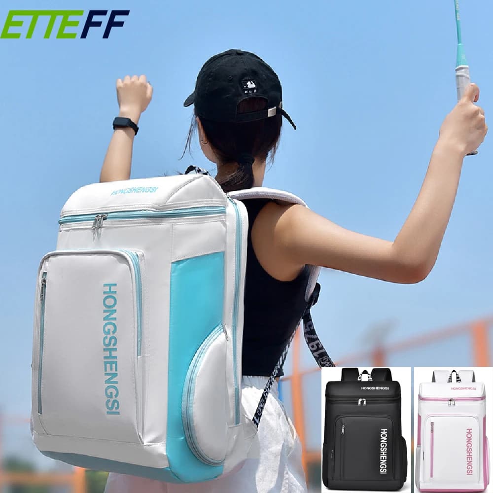 Tennis bag for 2 rackets, Professional Tennis bags for Women, Tennis backpack with split Ventilate for Shoes