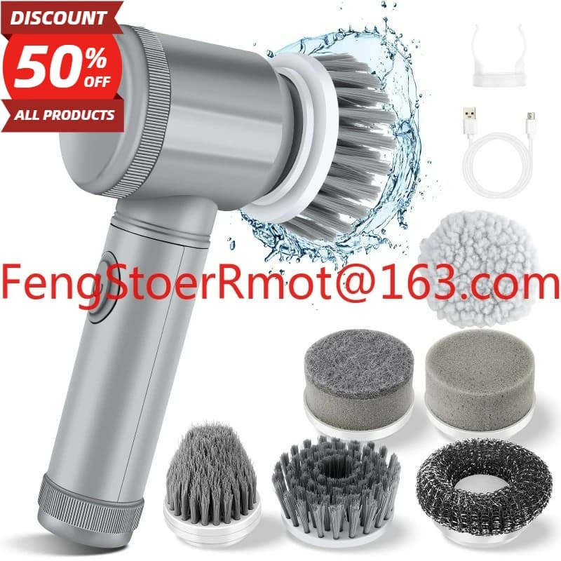 Suitable for electric cleaning brush kitchen bathroom multi-function cleaner electric shoe shine