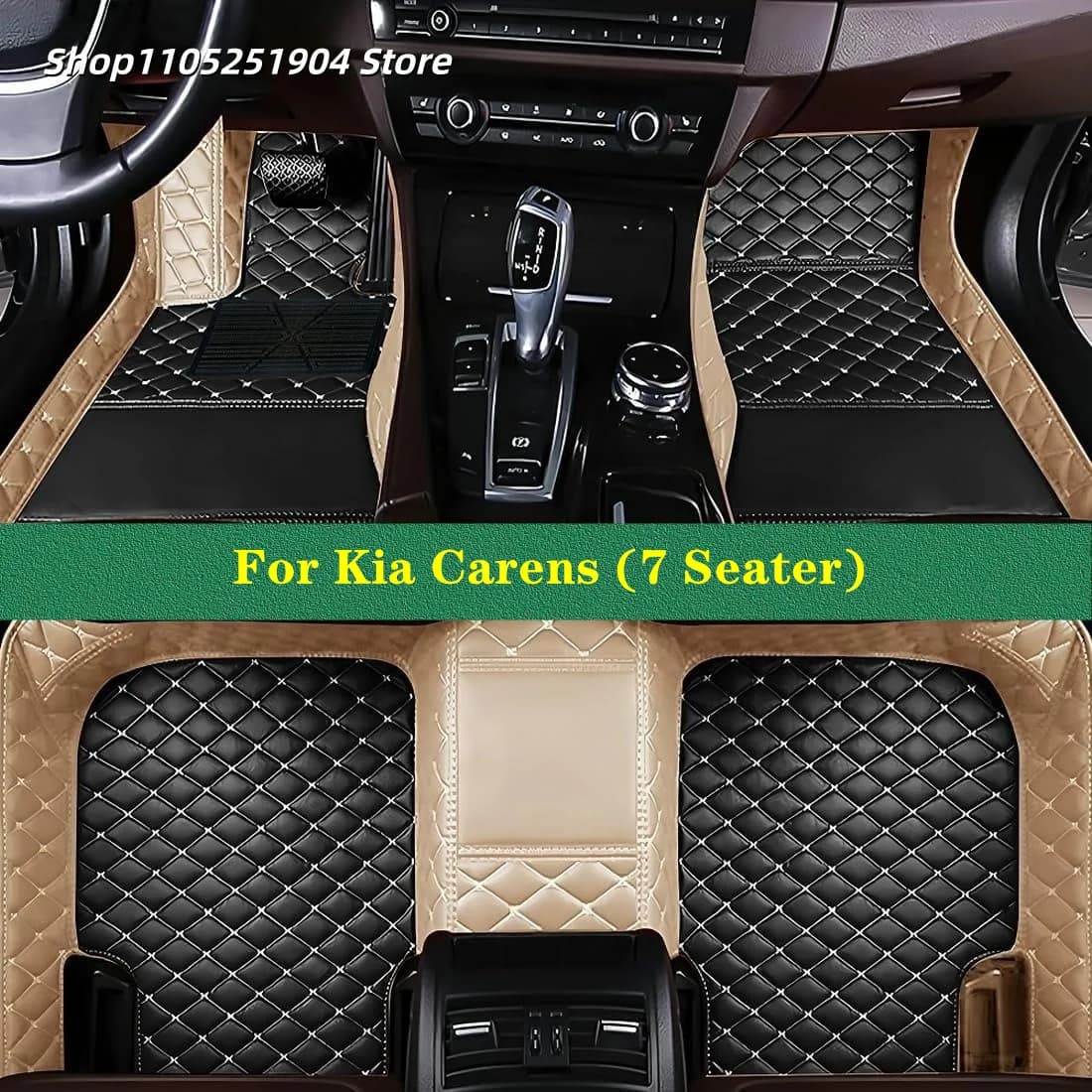 Tappeti Auto Tappetini Auto Per Kia Carens (7 Posti) 2012 2011 2010 2009 2008 2007 2006 Tappetino Auto Accessori Interni