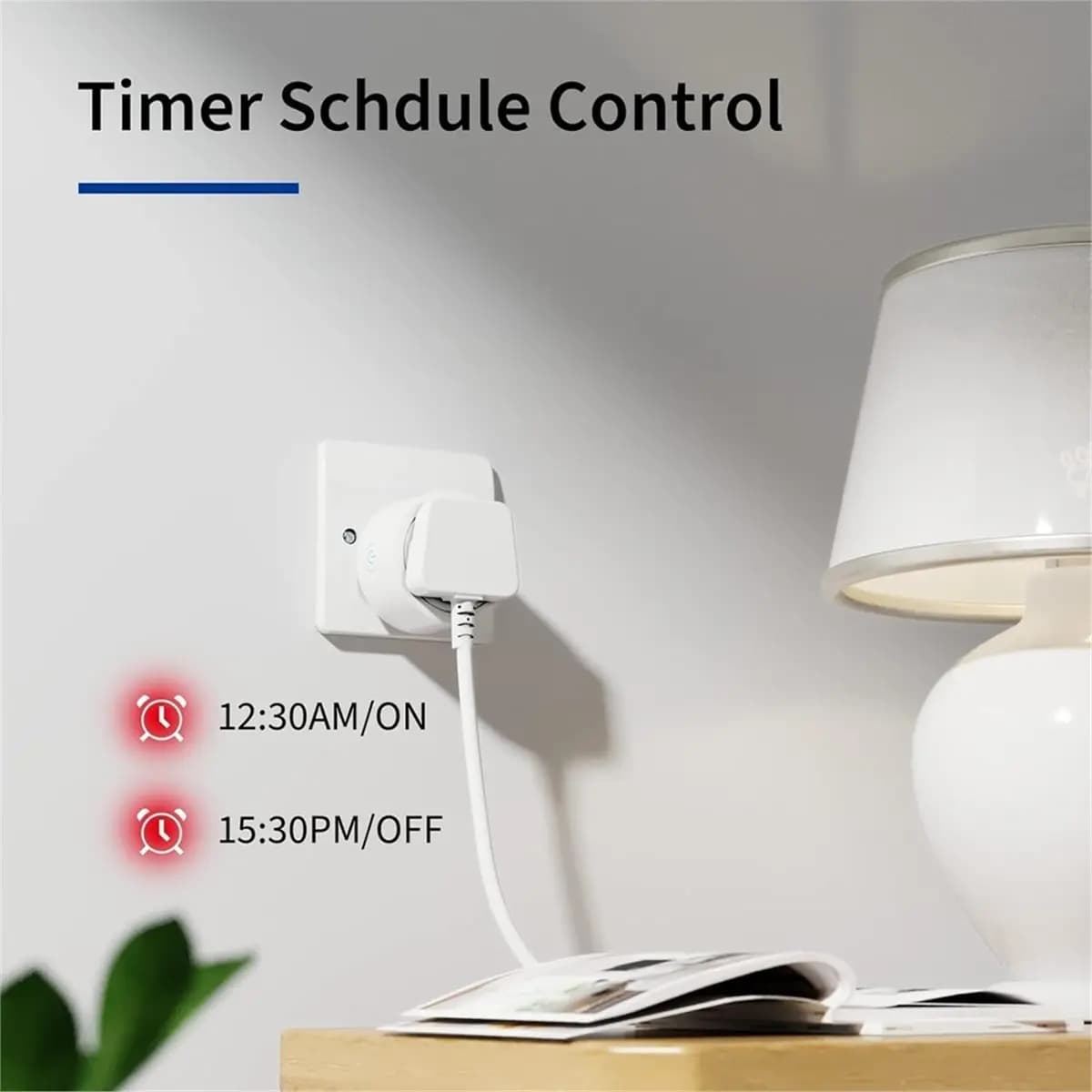 Smart WiFi socket, Compatible with IFTTT, Wireless Smart socket for Home, Pack of 2 (WIFI-2packs) Spina UK