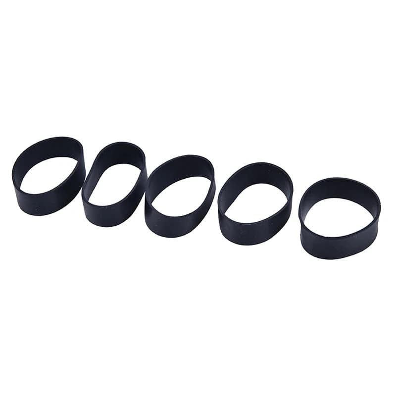 5 Pezzi Anelli di Fissaggio in Gomma per Cinghie Subacquee, Cintura Porta Piombi, Cinghia per Backplate Subacqueo, Imbracatura per Zaino Outdoor