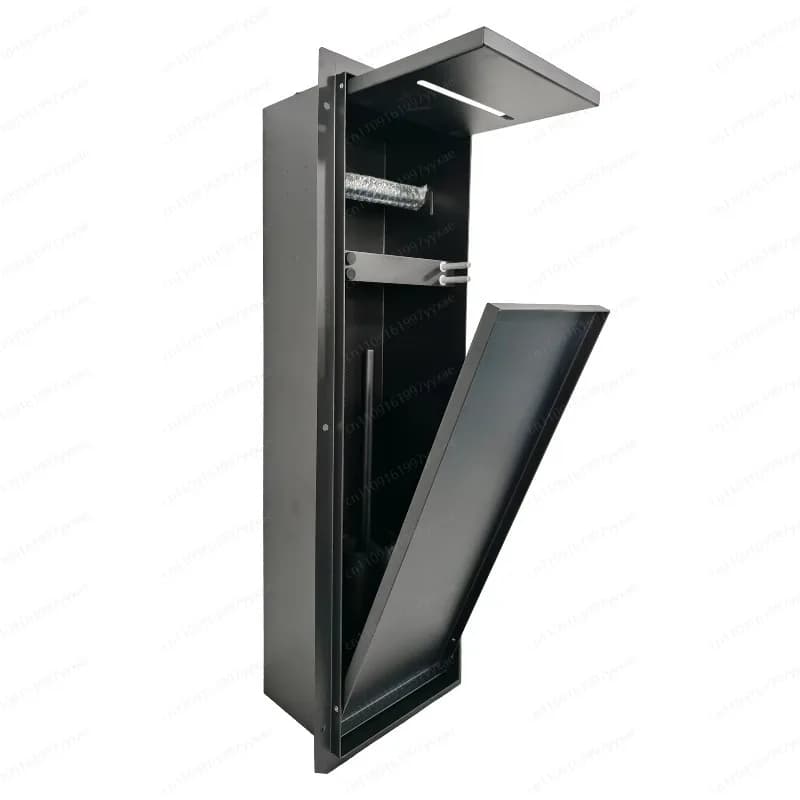 Hidden SUS304 Stainless Steel Tile‑Insert Toilet Brush Holder Wall‑Mounted Recessed Built‑In Bathroom Accessory