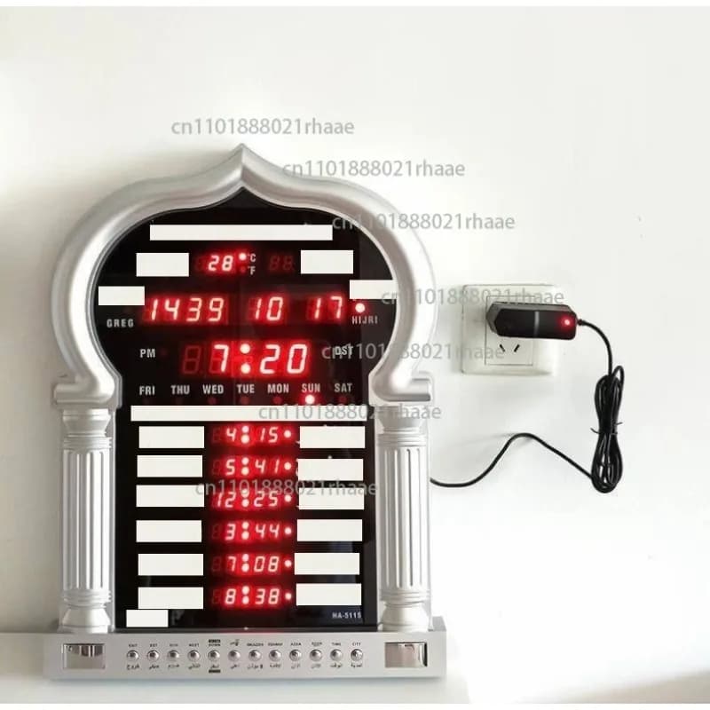 Smart electronic clock connected to fixed point timed alarm clock