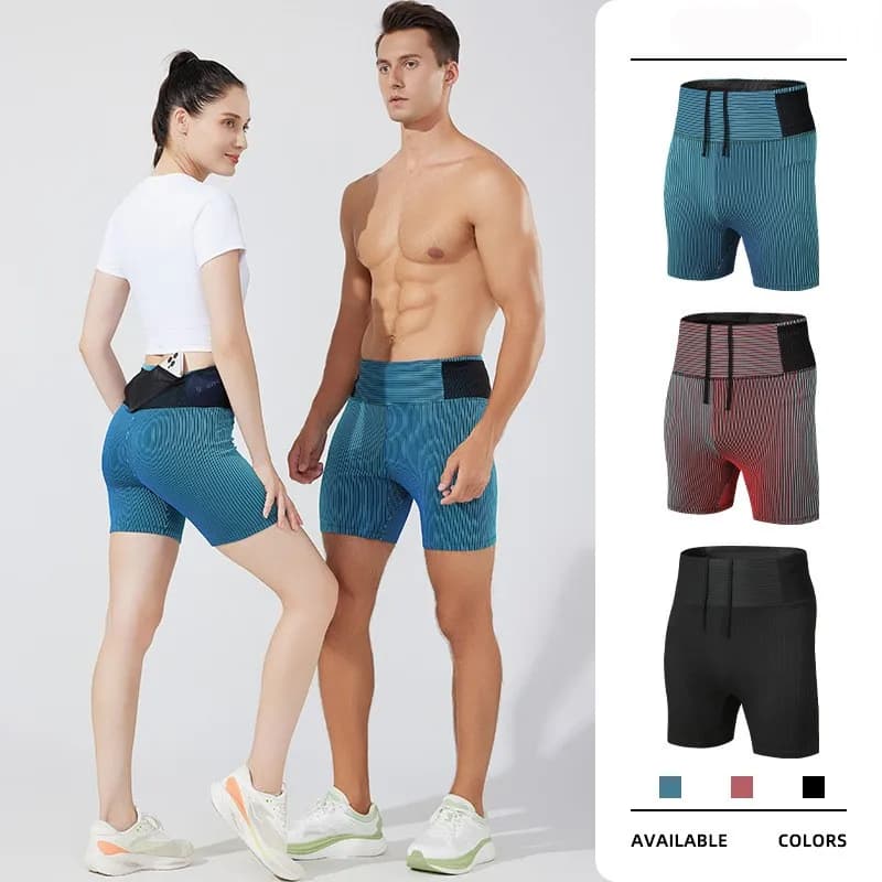 Uomo Donna Tasca da corsa Calzamaglia Pantaloncini Board PALESTRA Esercizio Fitness Leggings Basket Escursionismo Allenamento Sport Abbigliamento da calcio C78