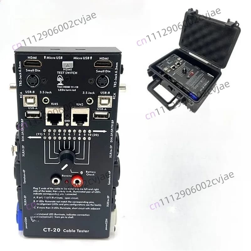 Multifunctional Audio Cable CT20 Xanon Signal Audio Battery HDMI Tester