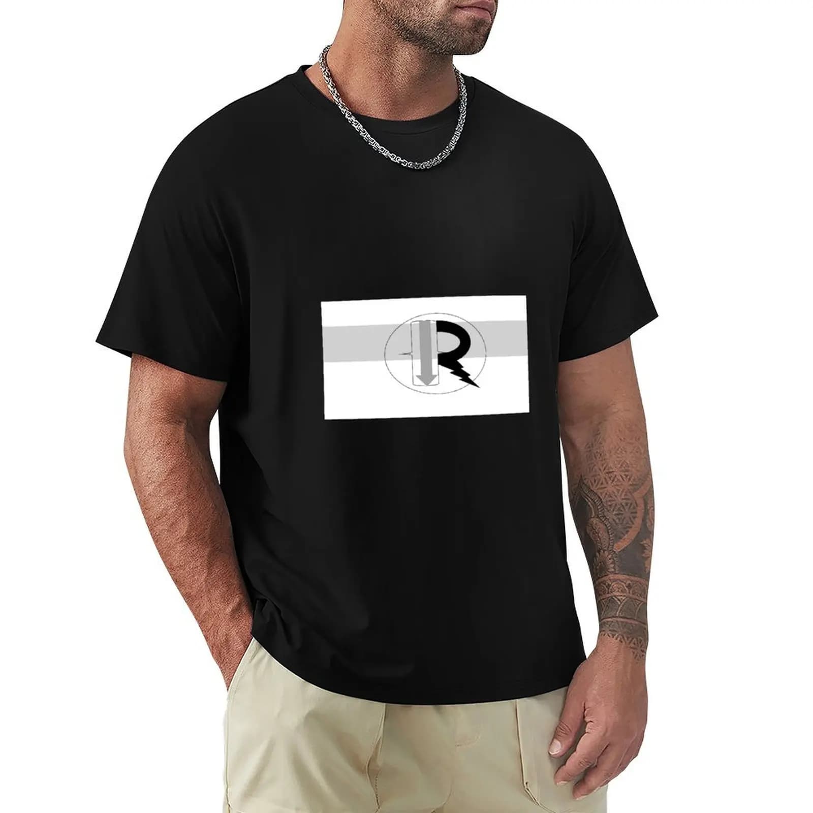 T-shirt con logo Golf R, modello basic a maniche corte e girocollo