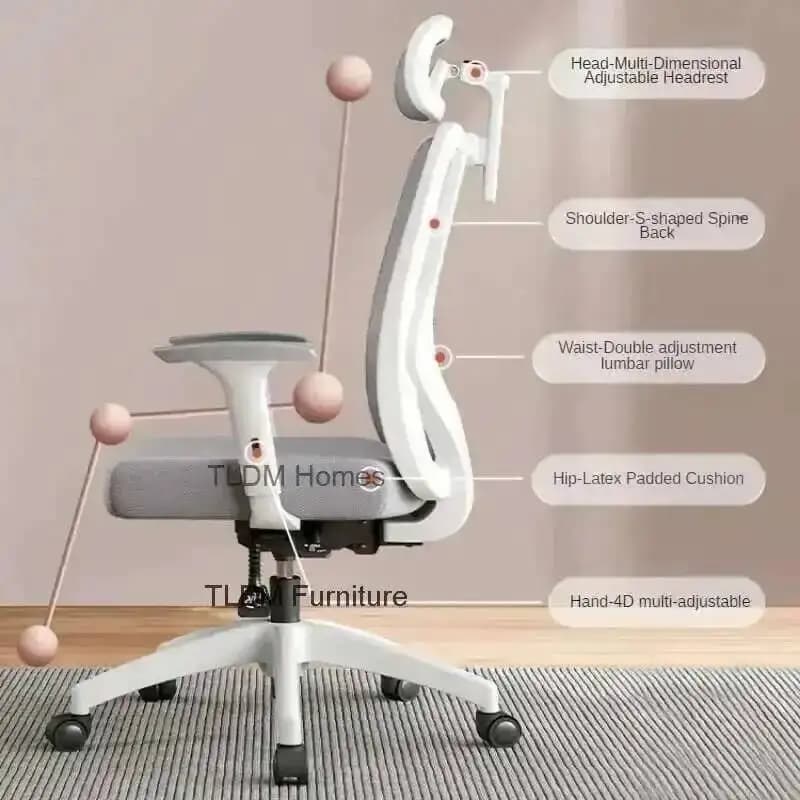 Mobile Gaming Desk Chair Ergonomic Folding Swivel Recliner Camping Chair Massage Office Home Furnitures Gamer Chairs