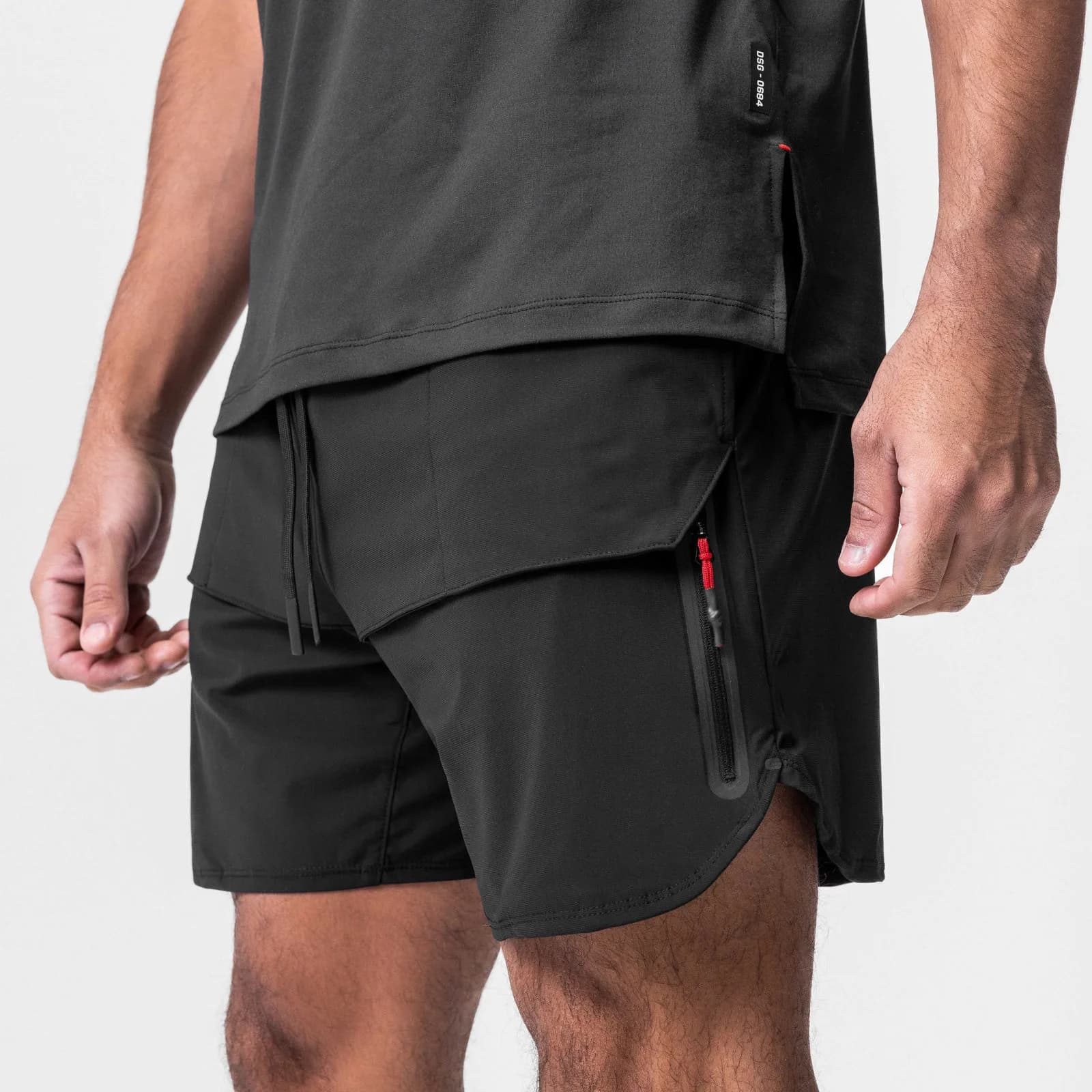 Pantaloncini Sportivi Estivi da Uomo, Nuova Tendenza Casual per Corsa, Fitness e Basket con Tasche con Zip, Abbigliamento Outdoor alla Moda per Uomini