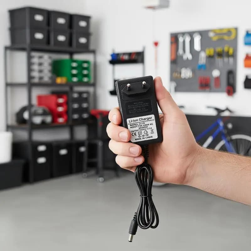 21V Lithium Battery Charger Fireproof Material 1A 2A EU Plug Power Adapter for 18V Electric Screwdriver Batteries