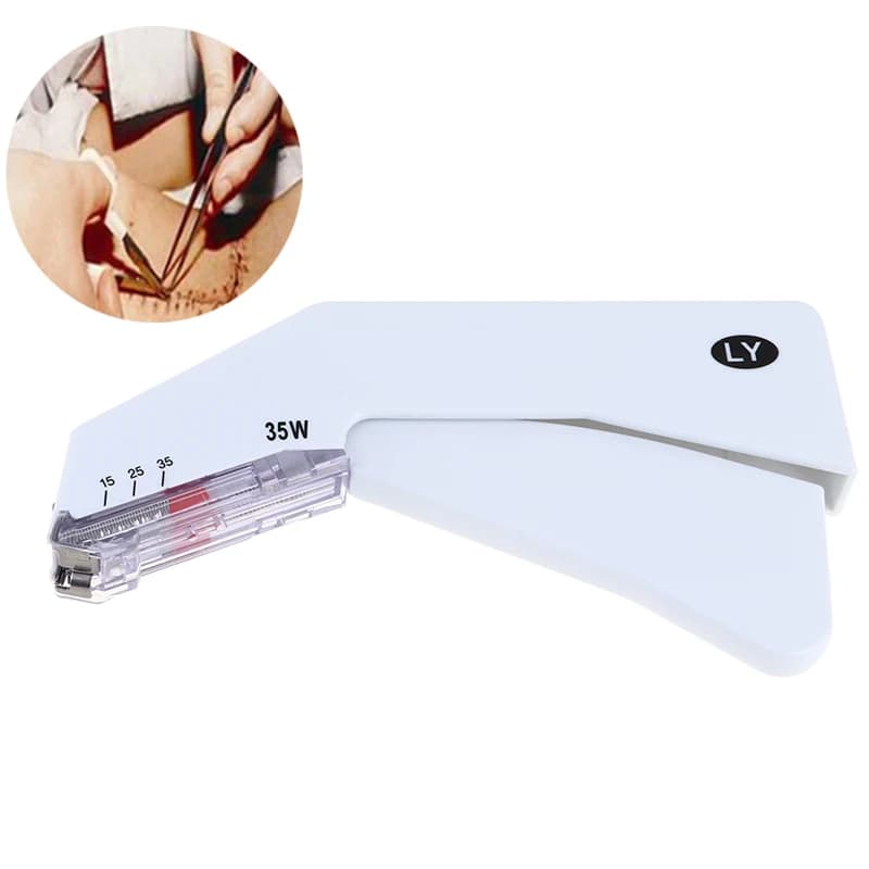 Cucitrice medica monouso per sutura cucitrice per pelle da 35 W Chirurgia speciale macchina per cucire la pelle in acciaio inossidabile adatta per chirurgia