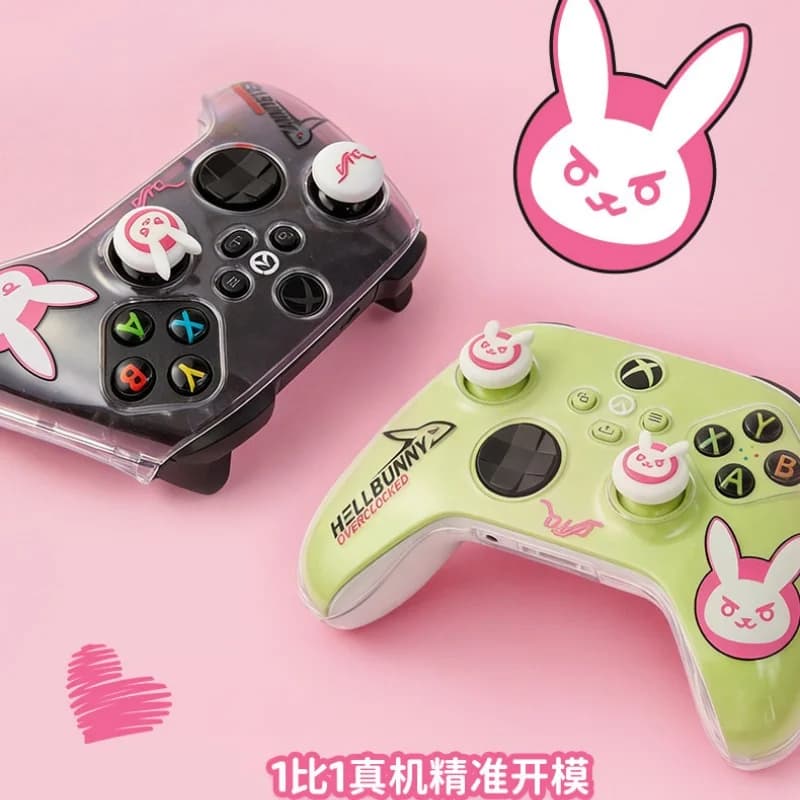 Xbox Game Controller Protective And Joystick Cap Case Thumb Stick Caps Dva Bunny Design Game Accessory For Gaming Players