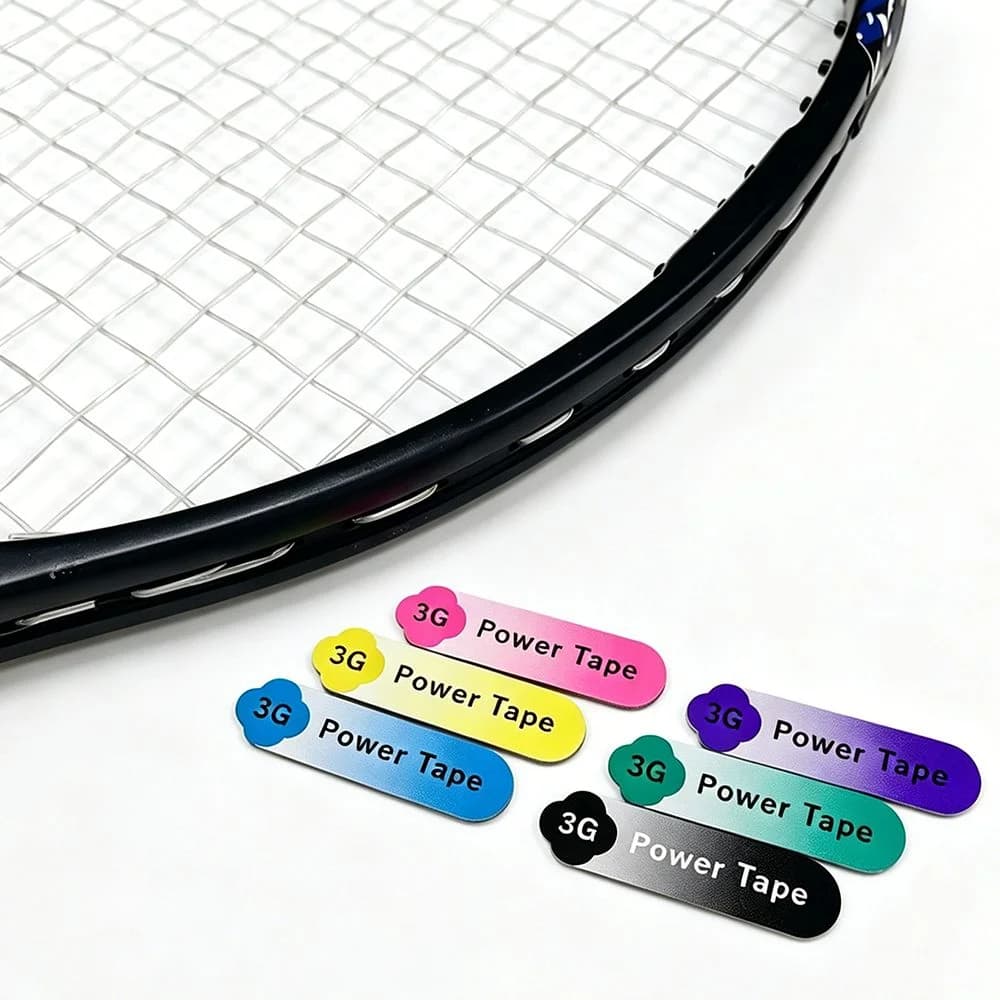 Gradient Color Pickleball Racket Weight Tape Multicolor Adhesive Backed Tennis Racket Weighted Sticker Self-Stick 3G Weight