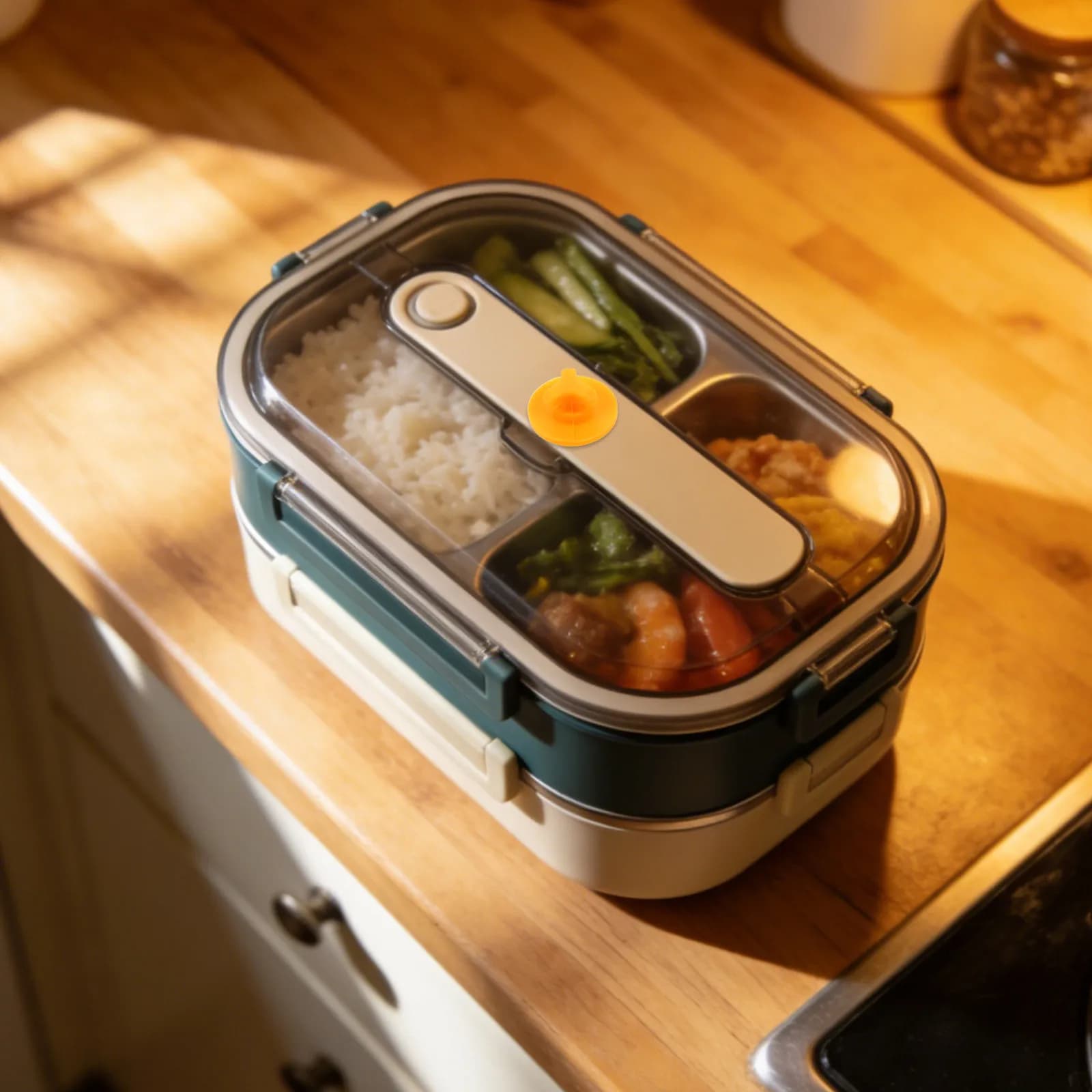 10 Pezzi Tappi in Silicone Ermetici per Contenitori Pranzo, Tappi Anti-perdita per Bento Box, Tappi a Pressione per Coperchi Contenitori Alimenti
