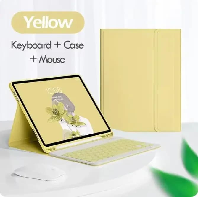 Per iPad 11th A16 2025 Tablet magnetici Custodia con tastiera per iPad Pro 11 2022 10.2 7 8 9 10th Gen Air 3 10.5 Stand Cover Funda