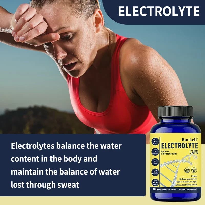 for running, sports nutrition, race supplements - Maintenance of electrolytes levels - Beunkell electrolyte capsules