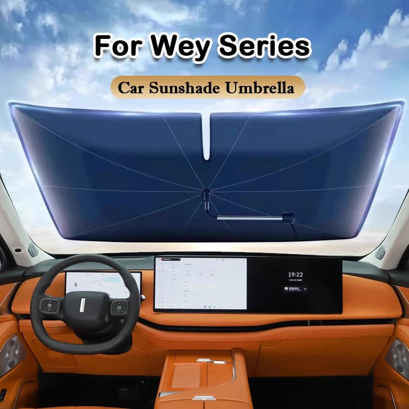 Parabrezza per auto Parasole Lunotto anteriore per auto Pieghevole Parasole Calore UV Blocco per Wey Gaoshan Macchiato Latte Mocca Lanshan VV5
