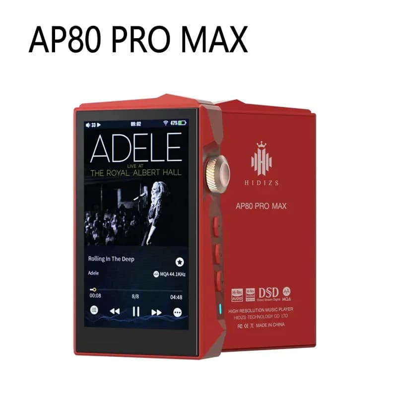 Nuovissimo Lettore MP3 HIDIZS AP80-PRO MAX HIFI Bluetooth 5.1 Audio ad Alta Risoluzione Dual ES9219C USB DAC MQA Musica MP3
