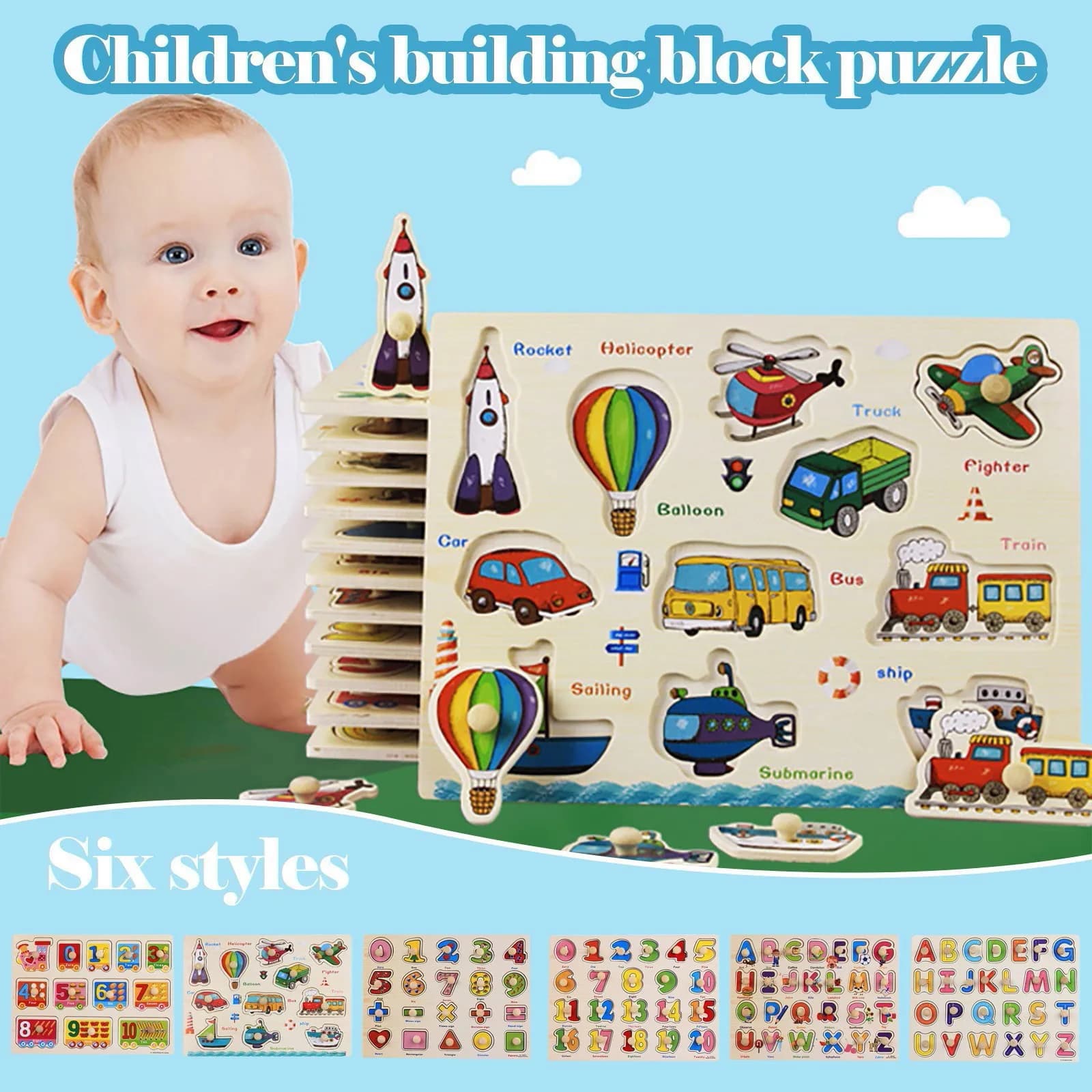 Numero di alfabeto colorato puzzle in legno bambini gioco di abbinamento intelligente bambini in età prescolare giocattoli educativi precoci regalo