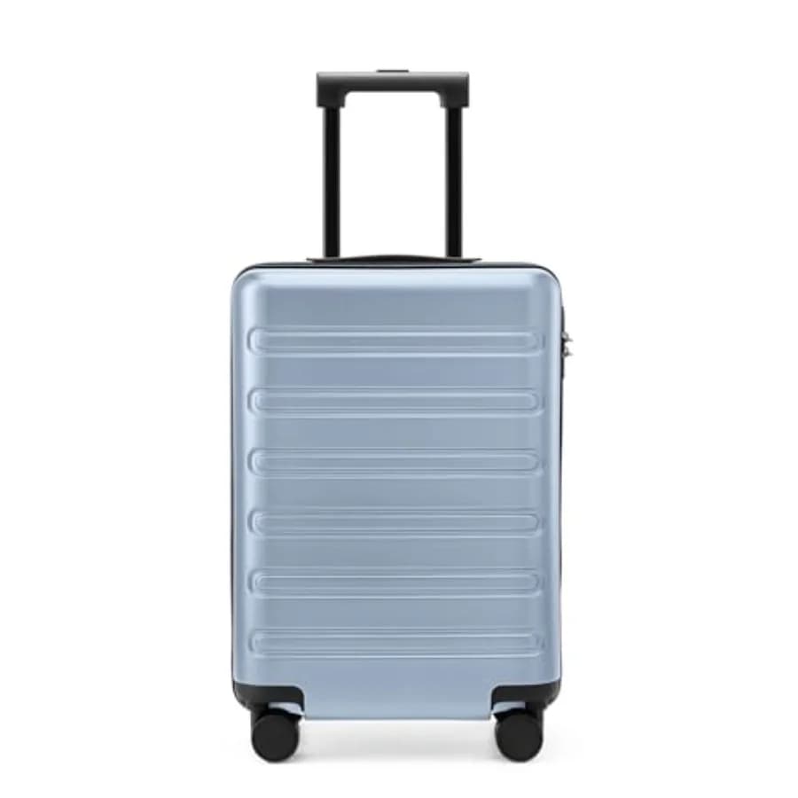Bagaglio a mano 22x14x9 approvato dalle compagnie aeree, valigia da 20 pollici con ruote doppie girevoli, valigia rigida in PC+ABS