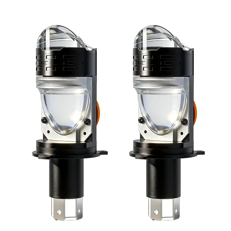H4 LED Headlight Bulbs Projector Lens Canbus Anti-glare Plug Play 9V-60V 5000000LM IP68 300000H for Cars/Motorcycles