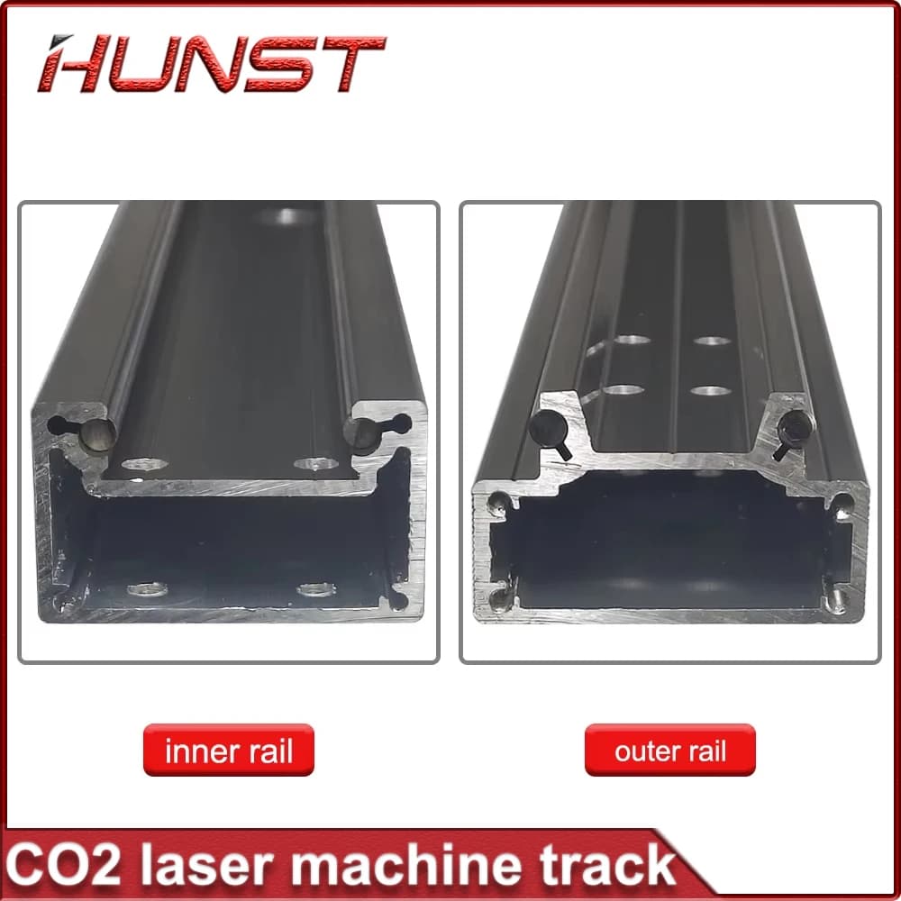 HUNST Macchina da taglio laser CO2 Macchina per incidere su binario di guida Accessori per macchine laser su binario di guida interno ed esterno
