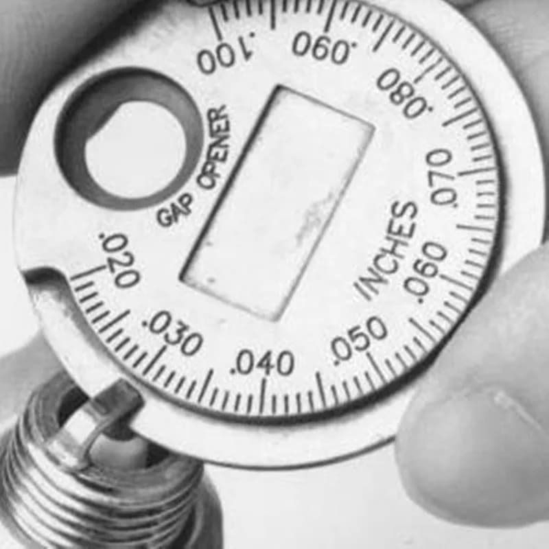 1pc Coin type 0.6-2.4mm Spark Plug Gap Gauge Range of measuring instruments Spark Plug Gauge Caliber Measuring instrument
