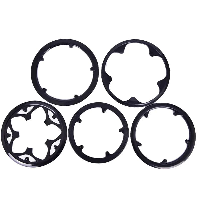 Guarnitura per bicicletta Protezione per guarnitura Accessori per copertura anello ruota catena bici