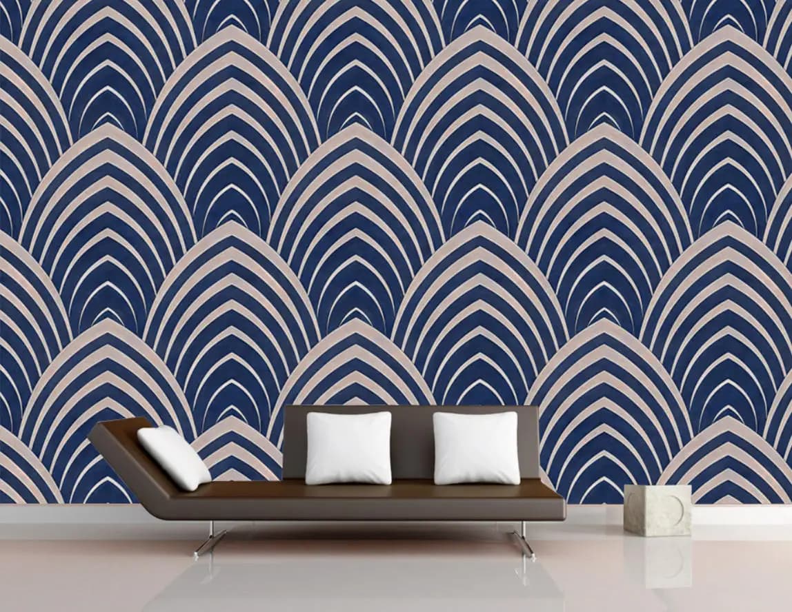Carta da parati personalizzata moderna e semplice con linee geometriche colorate, per soggiorno, TV, divano, camera da letto, decorazione per la casa, adesivo da parete