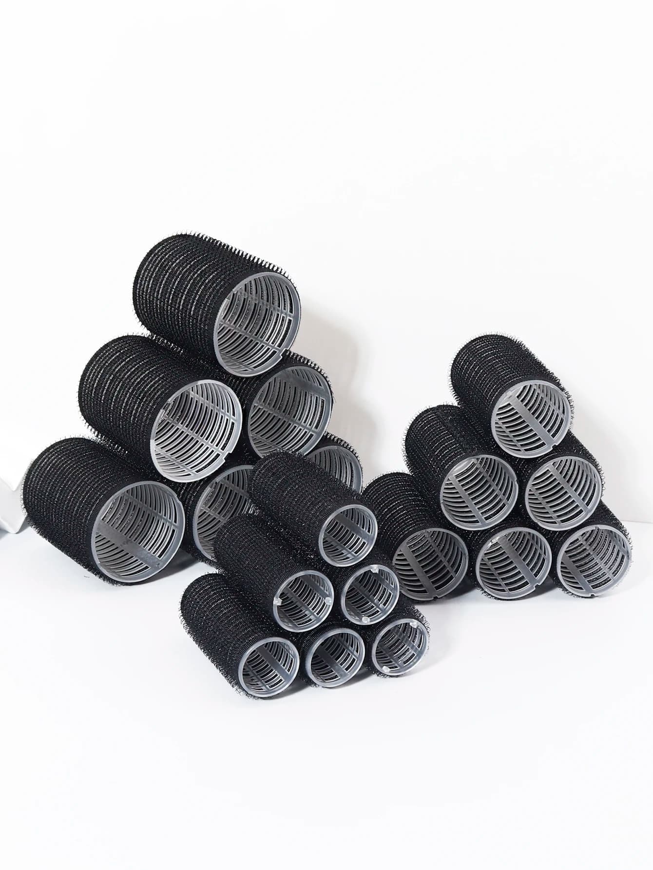 Set curlers without heat, 6 self-agent rollers, DIY hairdressing tools, special for real hair wigs