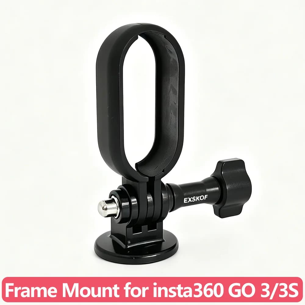 Supporto Protettivo per Insta360 GO 3 / GO 3S con Adattatore a Vite 1/4 per Fotocamera d'Azione, Accessori per Treppiede e Asta Selfie