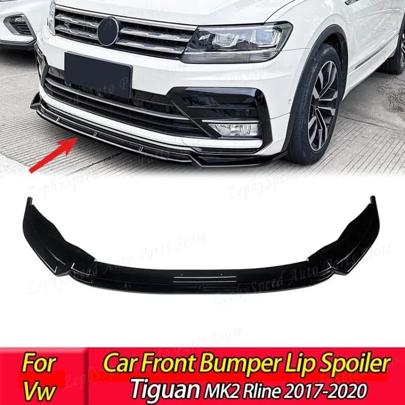 Spoiler Front for bumpers Car, Volkswagen Tiguan MK2 Rline 2017-2020, Car and Accessories Kit
