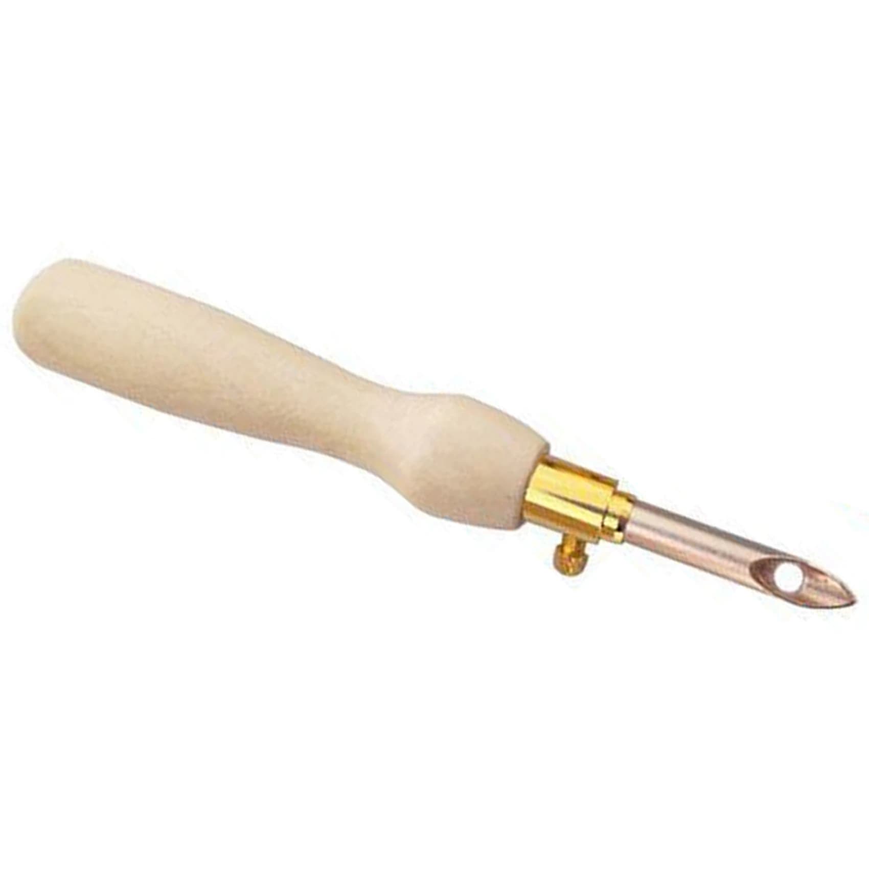 ABKO-4PCS Punch Needle Kit da ricamo Filato di legno Punch Needle Crochet Ricamo Penna Fai da te Cucito Applique Strumento per cucire