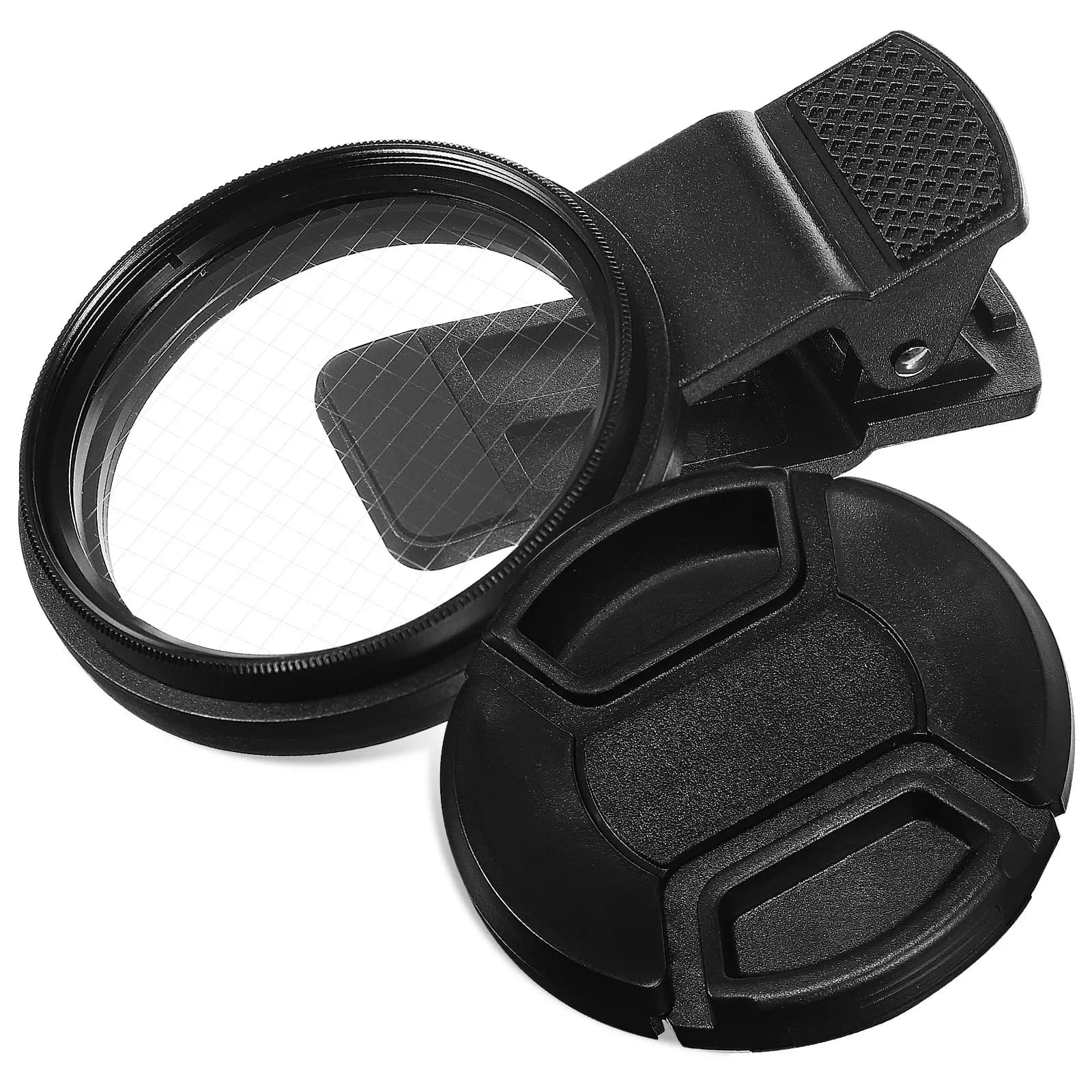 Filter Clip for Mobile Phone Camera Universal 4-Point Diffusion Filter for Night Photography Sparkling Light Effect