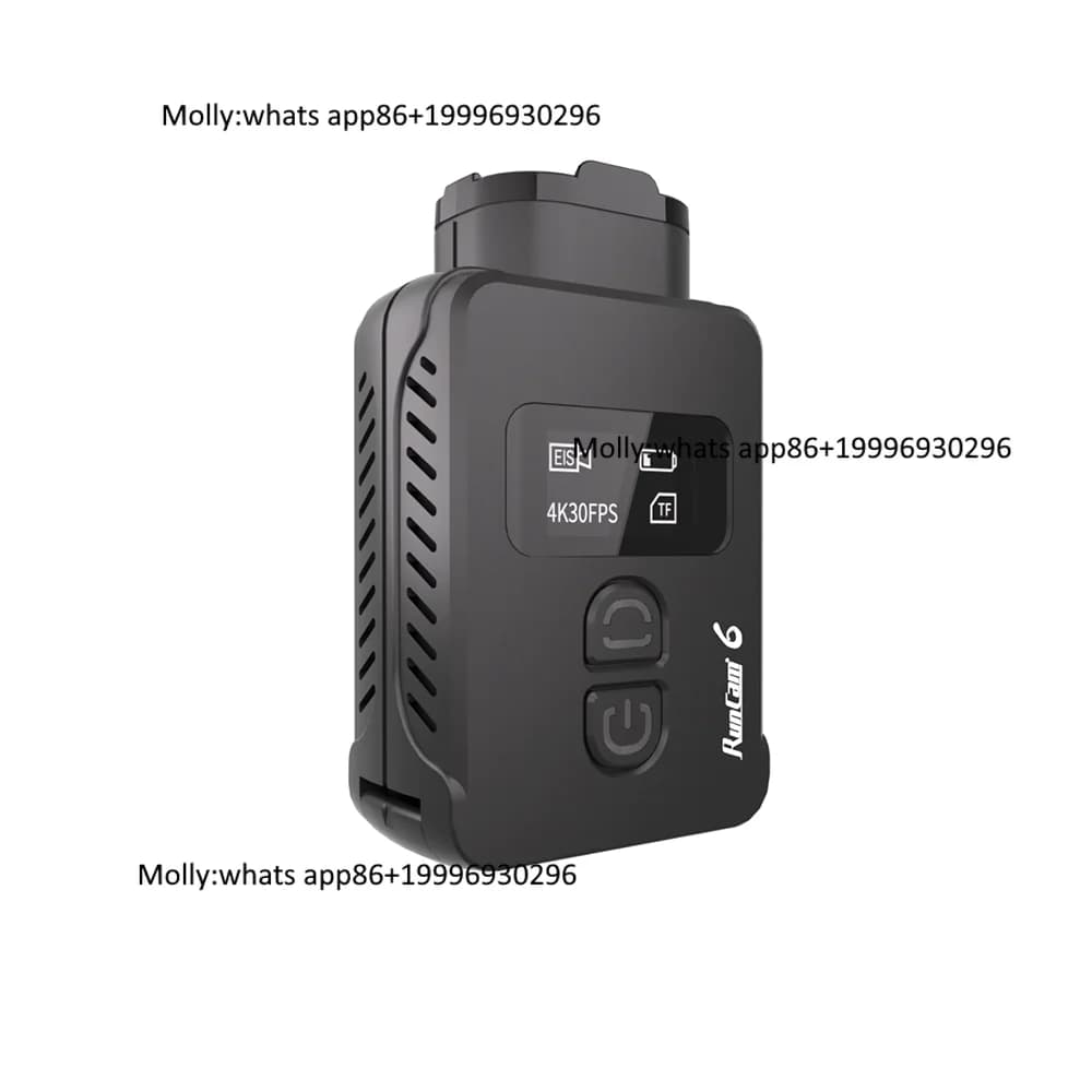 RunCam 6 4K 128GB SD Card 30FPS FPV Action Sport Camera with Wide Angle WiFi PWM Control Metal Body for FPV Drone Rc