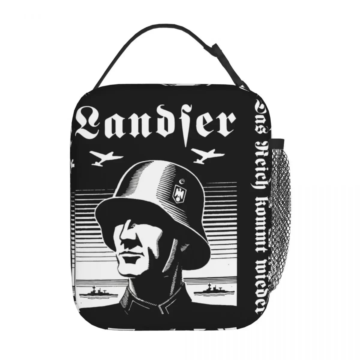 Das Reich Kommt Wieder Borsa per il pranzo isolata per ufficio Landser Rock Band Scatole per alimenti Scatole per il pranzo termiche portatili