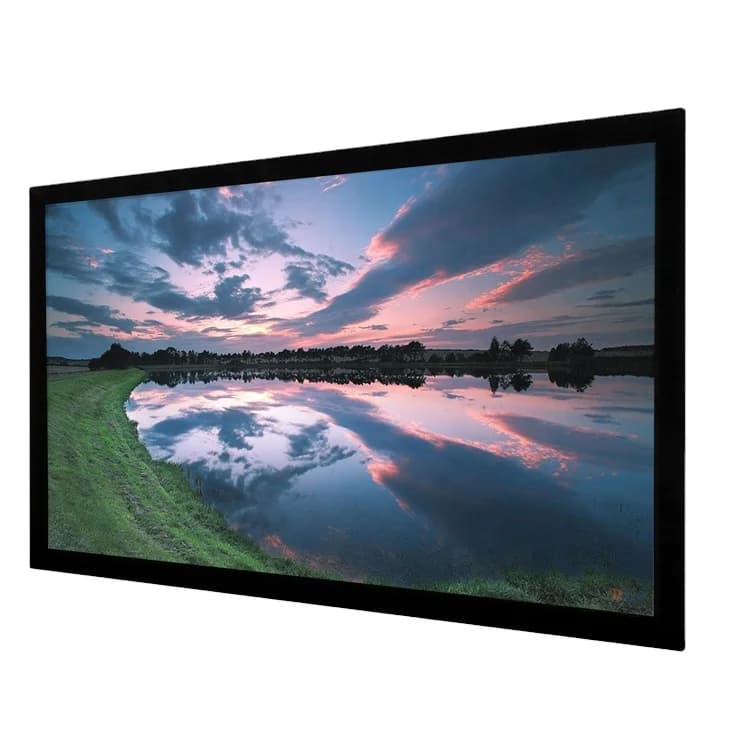 Schermo per Proiettore Home Theater BNT con Telaio Fisso / Schermo di Proiezione a Parete