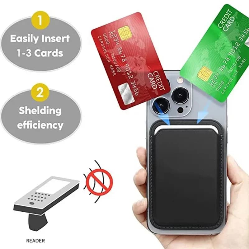 Custodia a Portafoglio in Pelle con Magnete per iPhone 17 16 16e 15 14 13 12 17 Pro Max Plus, Compatibile con MagSafe e Porta Carte Magnetico
